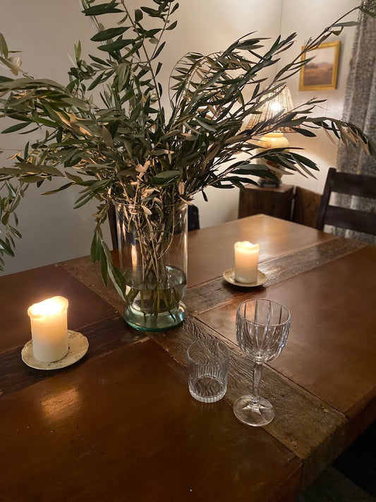 "in tuscany " // fresh cut olive branches